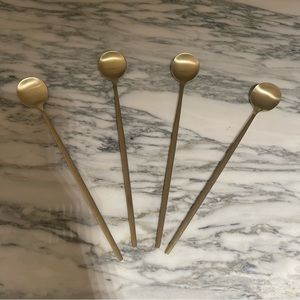 NEW Gorgeous Latte Long Spoons